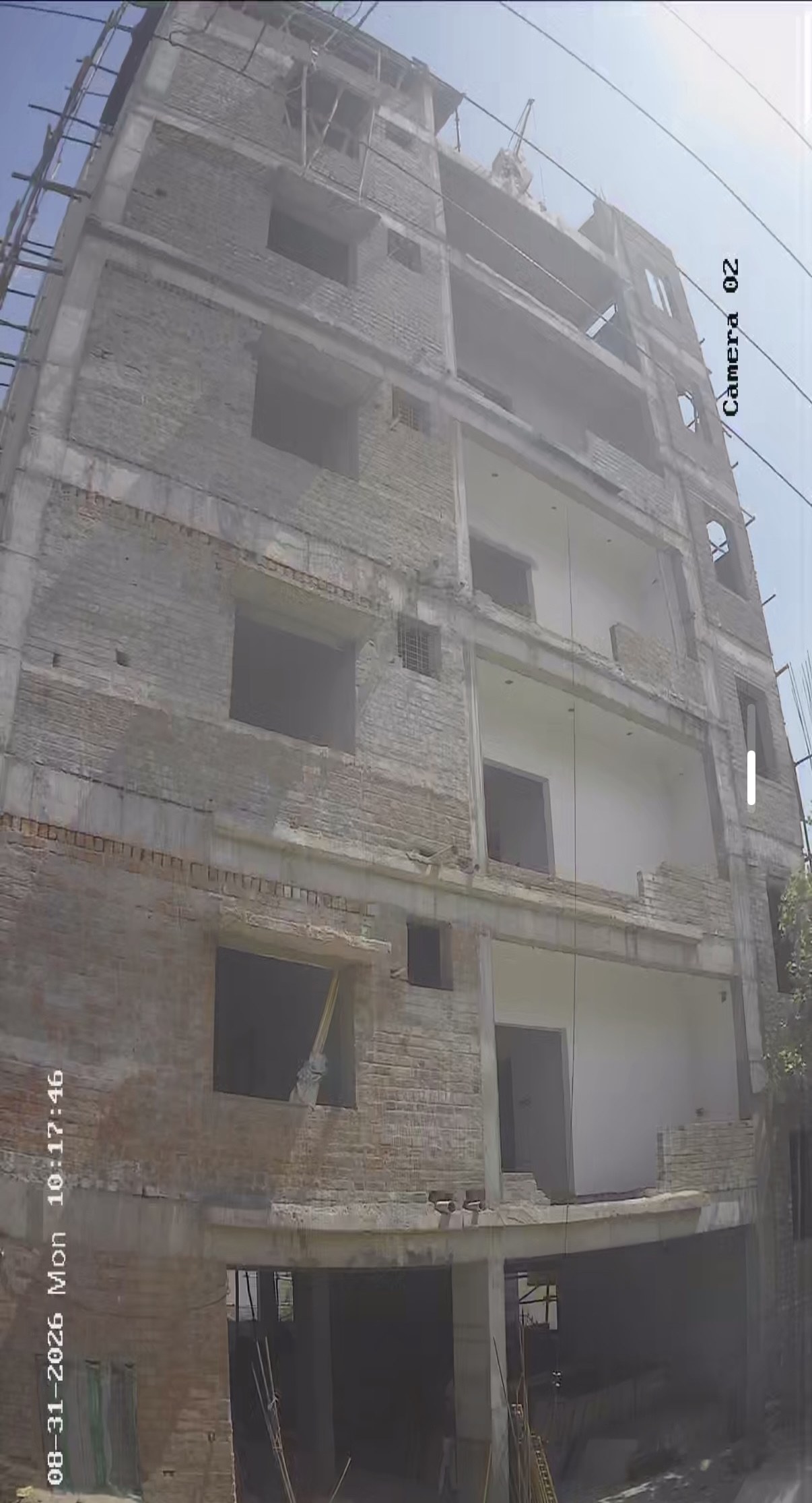Site progress, 31 August 2026