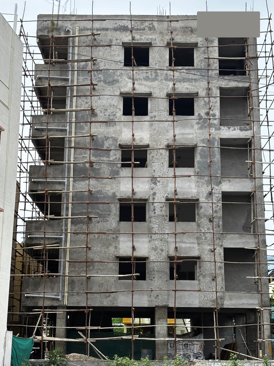 Side elevation under construction, 31 August 2026